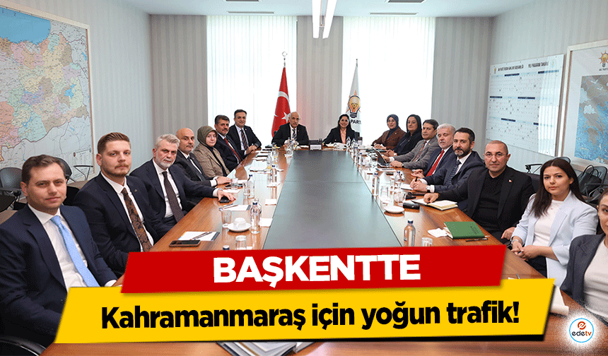 Başkentte Kahramanmaraş için yoğun trafik!