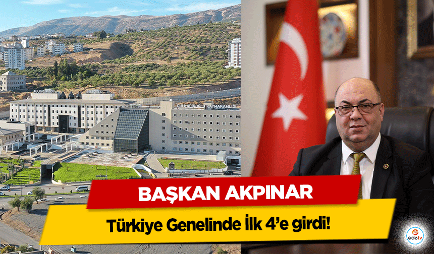 Başkan Akpınar Türkiye Genelinde İlk 4’e girdi!