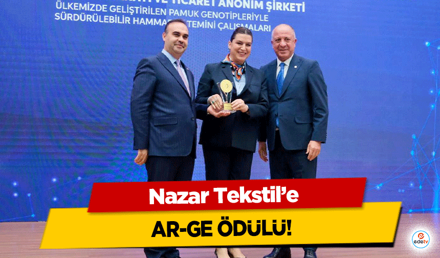 Nazar Tekstil’e AR-GE Ödülü!
