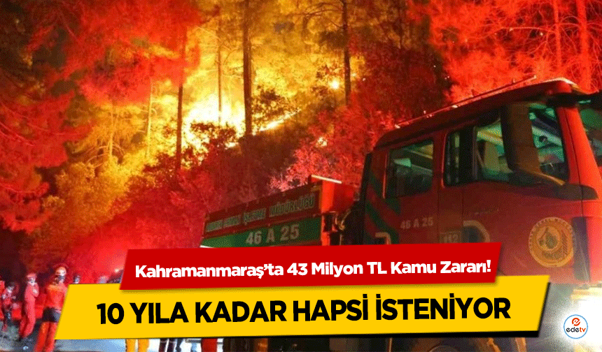Kahramanmaraş’ta 43 Milyon TL Kamu Zararı! 10 yıla kadar hapsi isteniyor!