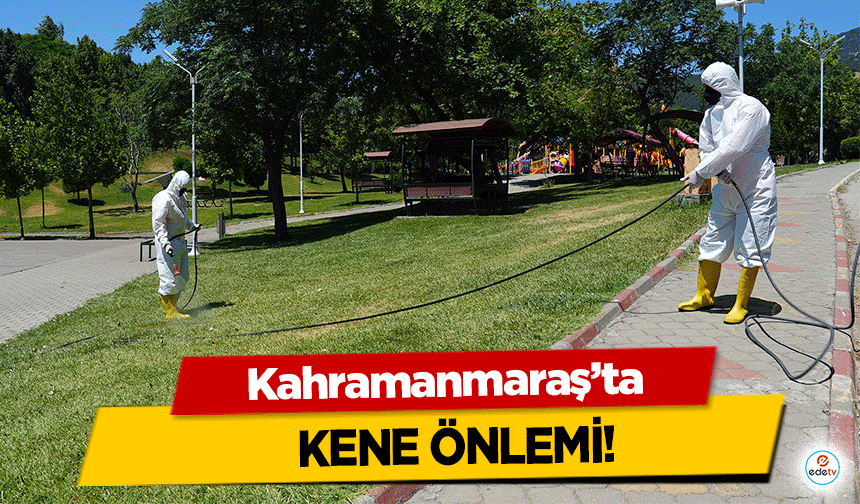 Kahramanmaraş’ta Kene önlemi!