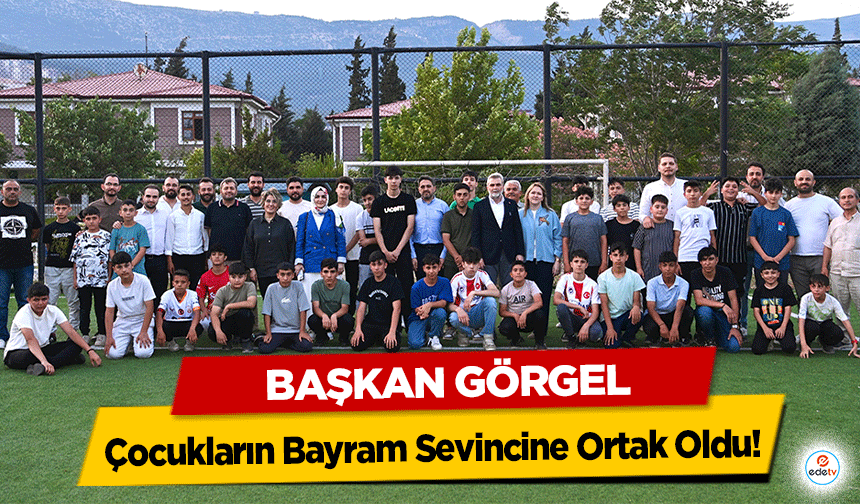 Başkan Görgel, Çocukların Bayram Sevincine Ortak Oldu!