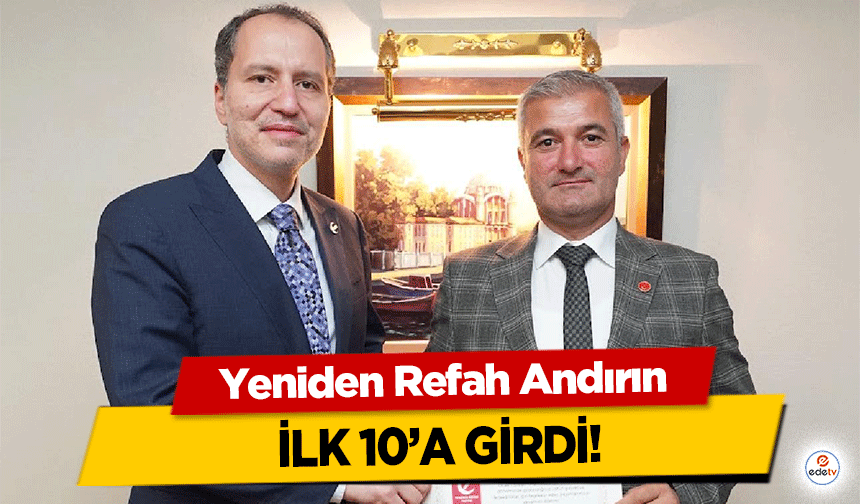 Yeniden Refah Andırın ilk 10’a girdi!