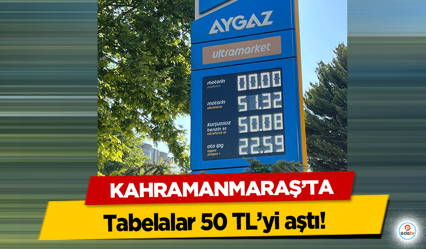 Kahramanmaraş’ta tabelalar 50’yi aştı! Yeni zam gelecek