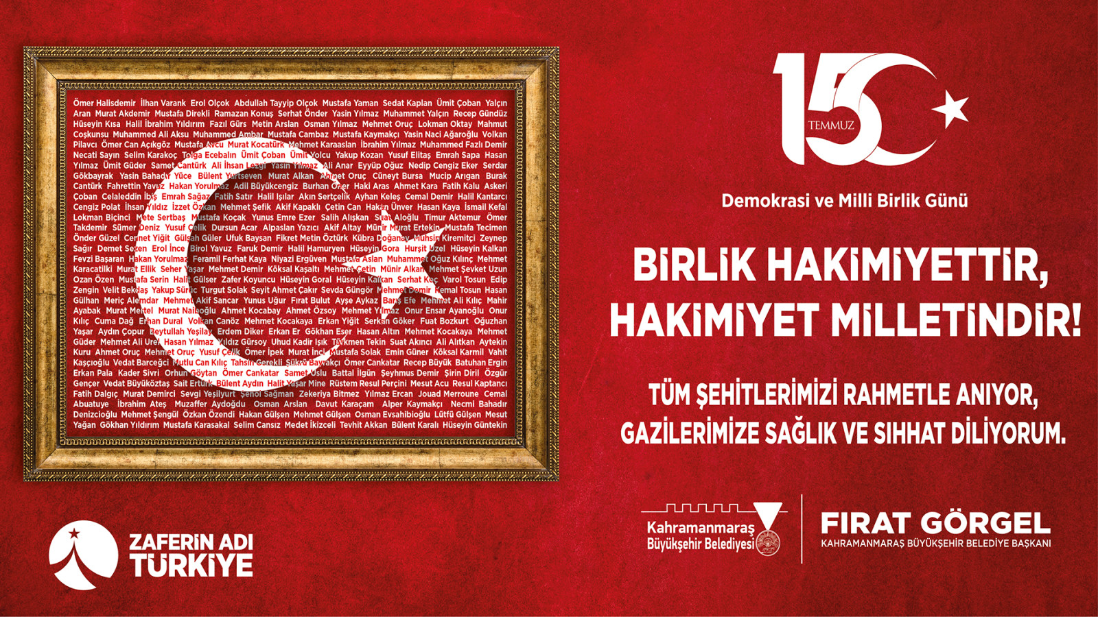 15 Temmuz Mesaji