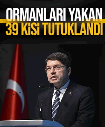 Bakan Yılmaz Tunç’tan Orman Yangınları Açıklaması: 39 Kişi Tutuklandı