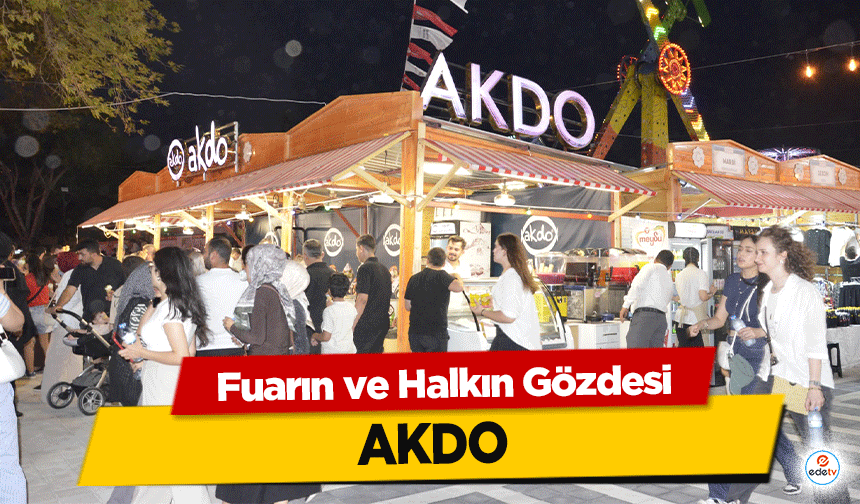 Fuarın ve Halkın Gözdesi “AKDO”