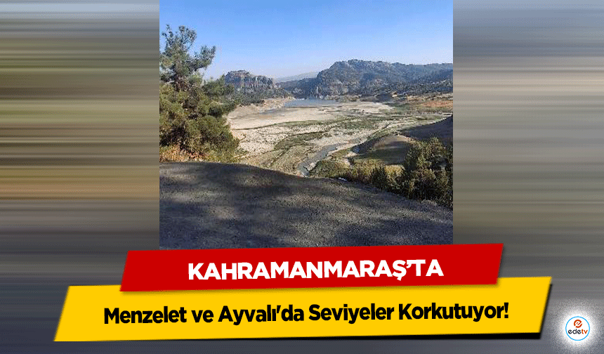 Kahramanmaraş’ta Menzelet ve Ayvalı'da Seviyeler Korkutuyor