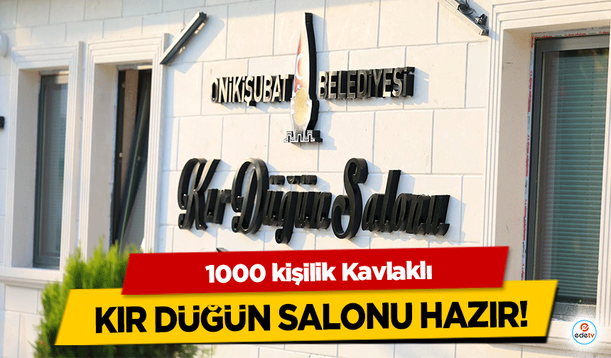 1000 kişilik Kavlaklı kır düğün salonu hazır!