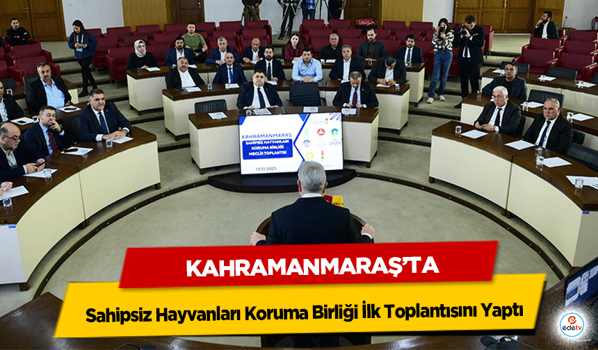 Kahramanmaraş Sahipsiz Hayvanları Koruma Birliği İlk Toplantısını Yaptı