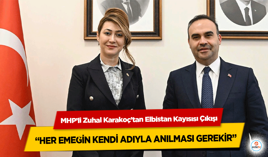 MHP’li Zuhal Karakoç’tan Elbistan Kayısısı Çıkışı: “Her Emeğin Kendi Adıyla Anılması Gerekir”