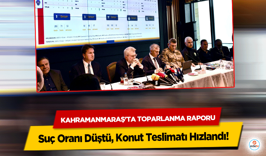 Kahramanmaraş'ta Toparlanma Raporu: Suç Oranı Düştü, Konut Teslimatı Hızlandı!