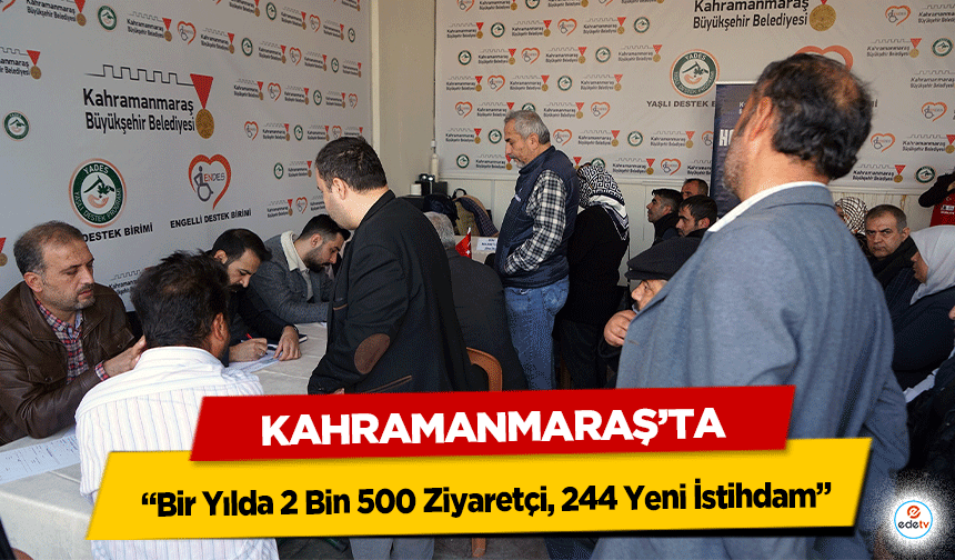 Kahramanmaraş’ta “Bir Yılda 2 Bin 500 Ziyaretçi, 244 Yeni İstihdam”