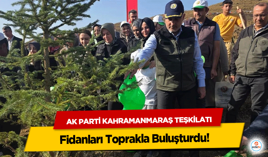 Ak Parti Kahramanmaraş Teşkilatı Fidanları Toprakla Buluşturdu!