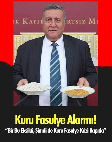 Kuru Fasulye Alarmı! “Bir Bu Eksikti, Şimdi de Kuru Fasulye Krizi Kapıda”