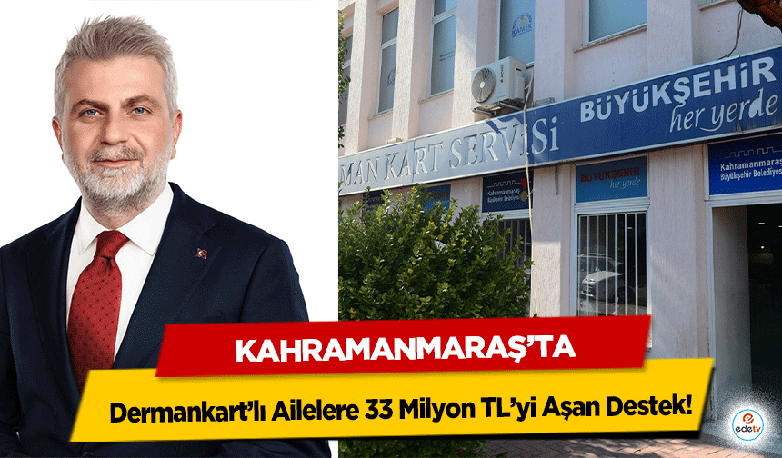 Kahramanmaraş’ta Dermankart’lı Ailelere 33 Milyon TL’yi Aşan Destek!