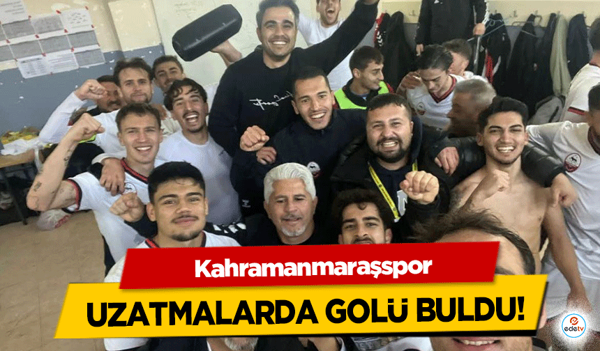 Kahramanmaraşspor Uzatmalarda Güldü: 2-0
