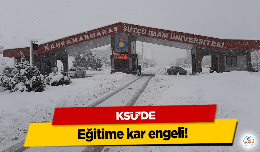 KSÜ’de Eğitime bir gün ara!