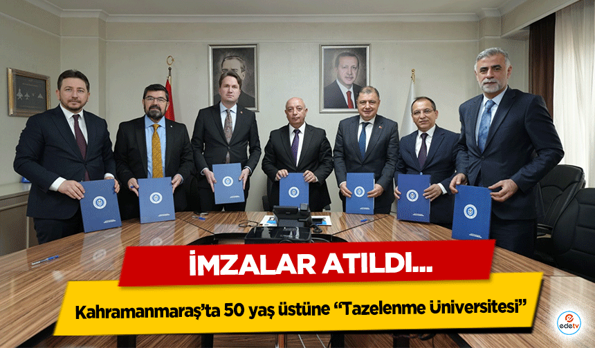 Kahramanmaraş’ta 50 yaş üstüne “Tazelenme Üniversitesi”