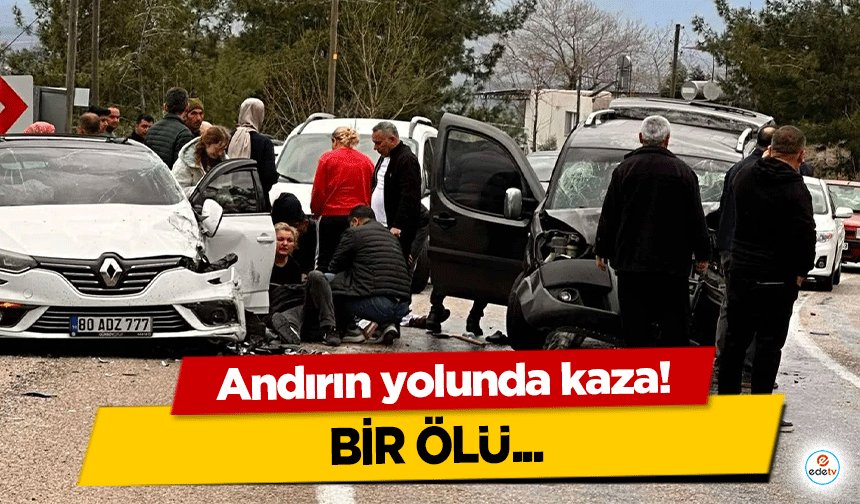 Andırın yolunda kaza! Bir ölü