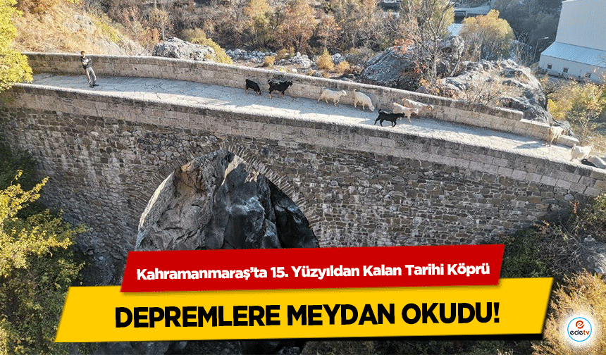 Kahramanmaraş’ta 15. Yüzyıldan Kalan Tarihi Köprü Depremlere Meydan Okudu