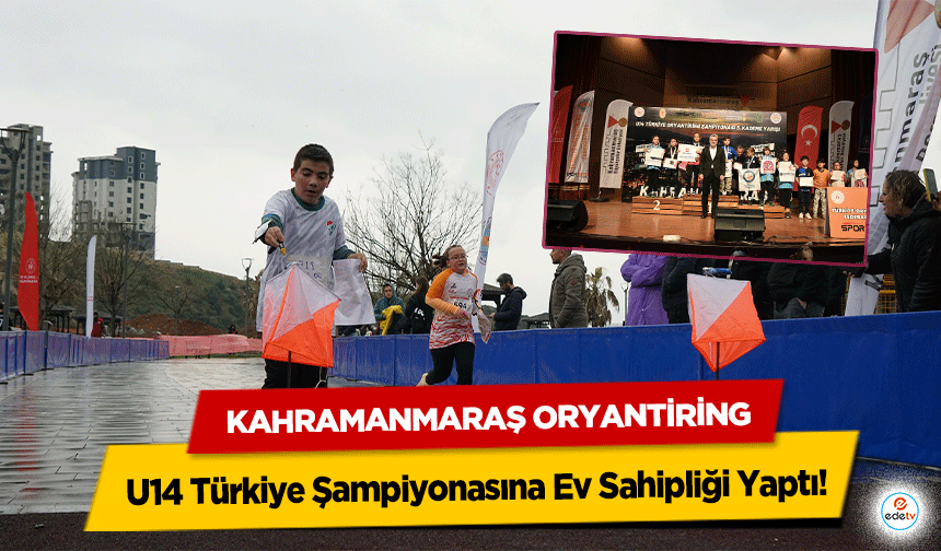 Kahramanmaraş Oryantiring U14 Türkiye Şampiyonasına Ev Sahipliği Yaptı!