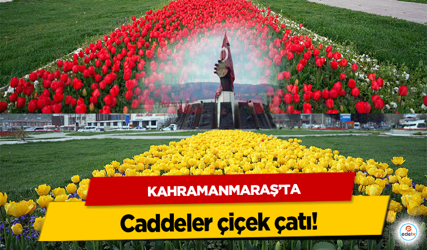 Kahramanmaraş’ta caddeler çiçek çatı!