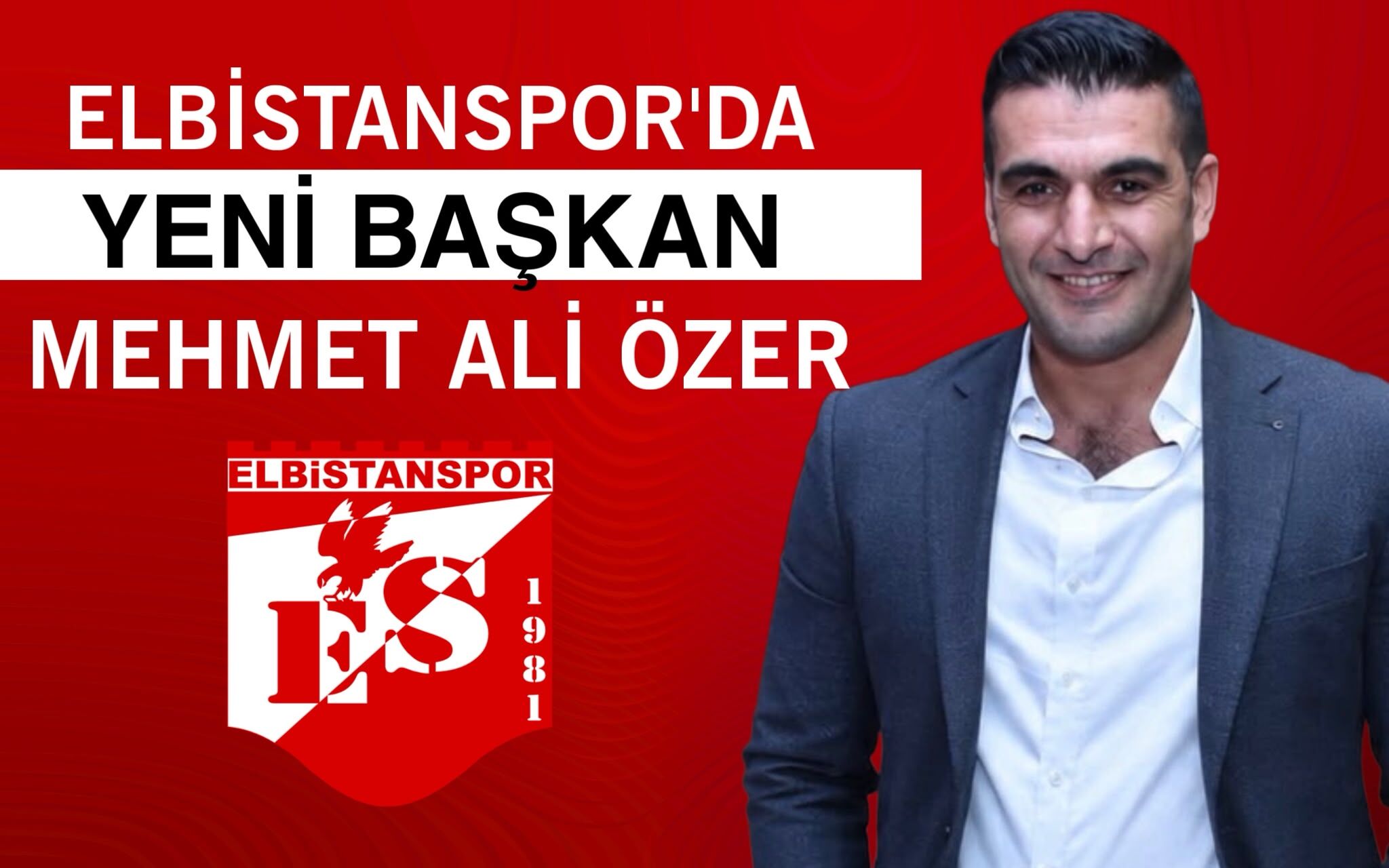 Elbistanspor’da yeni başkan Mehmet Ali Özer oldu!