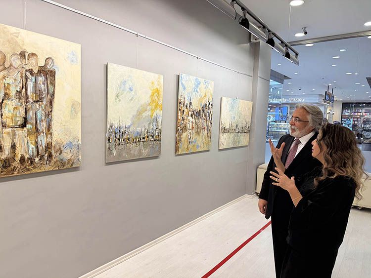 Ressam Ayla Erdoğ Çeti̇n Sanko Sanat Galeri̇si̇nde Sergi̇ Açti (12)